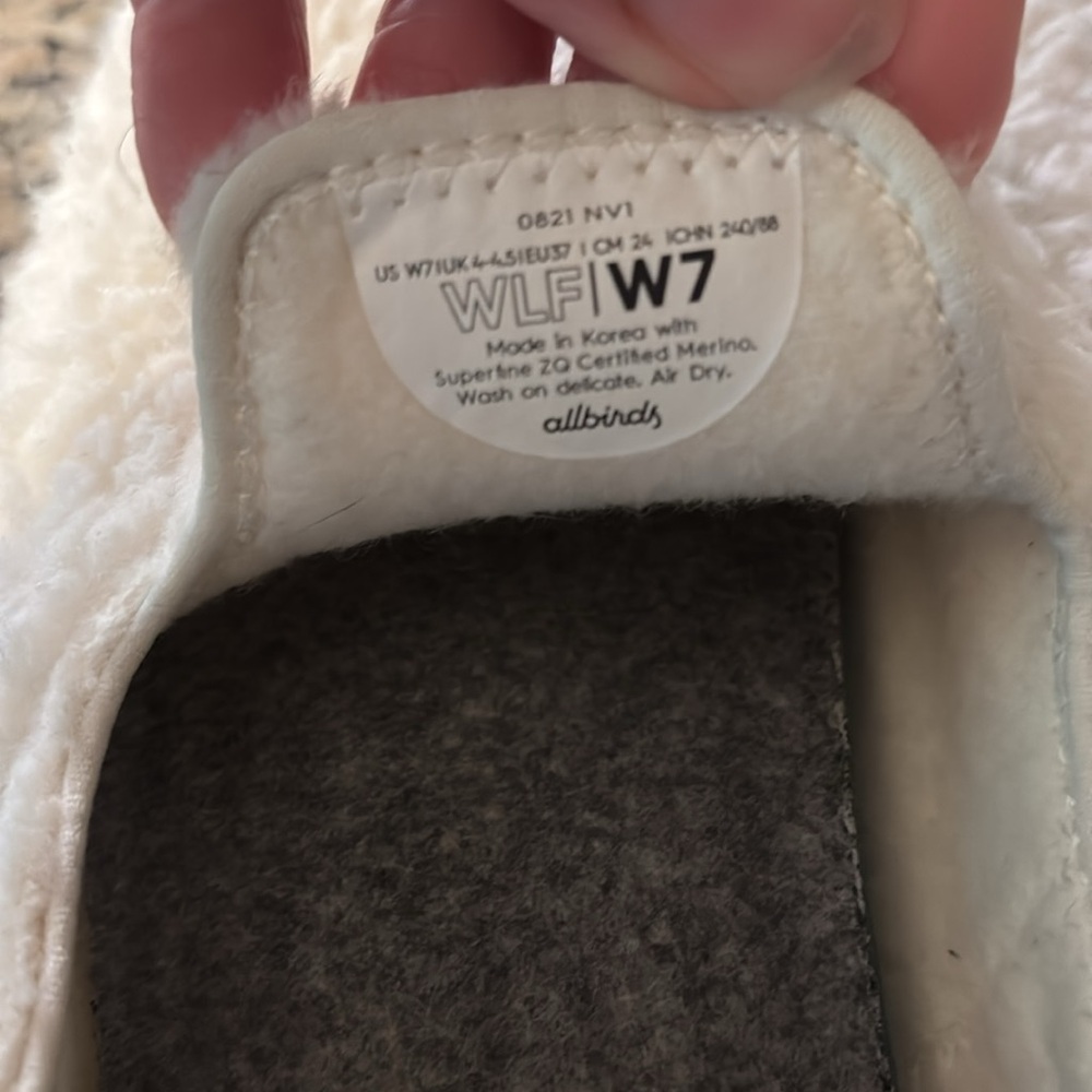 Allbirds Cream Cozy Slippers - Picture 3 of 5